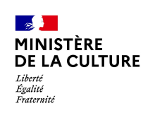 Ministère de la Culture, République française, Liberté Égalité Fraternité